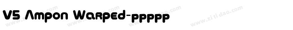 V5 Ampon Warped字体转换